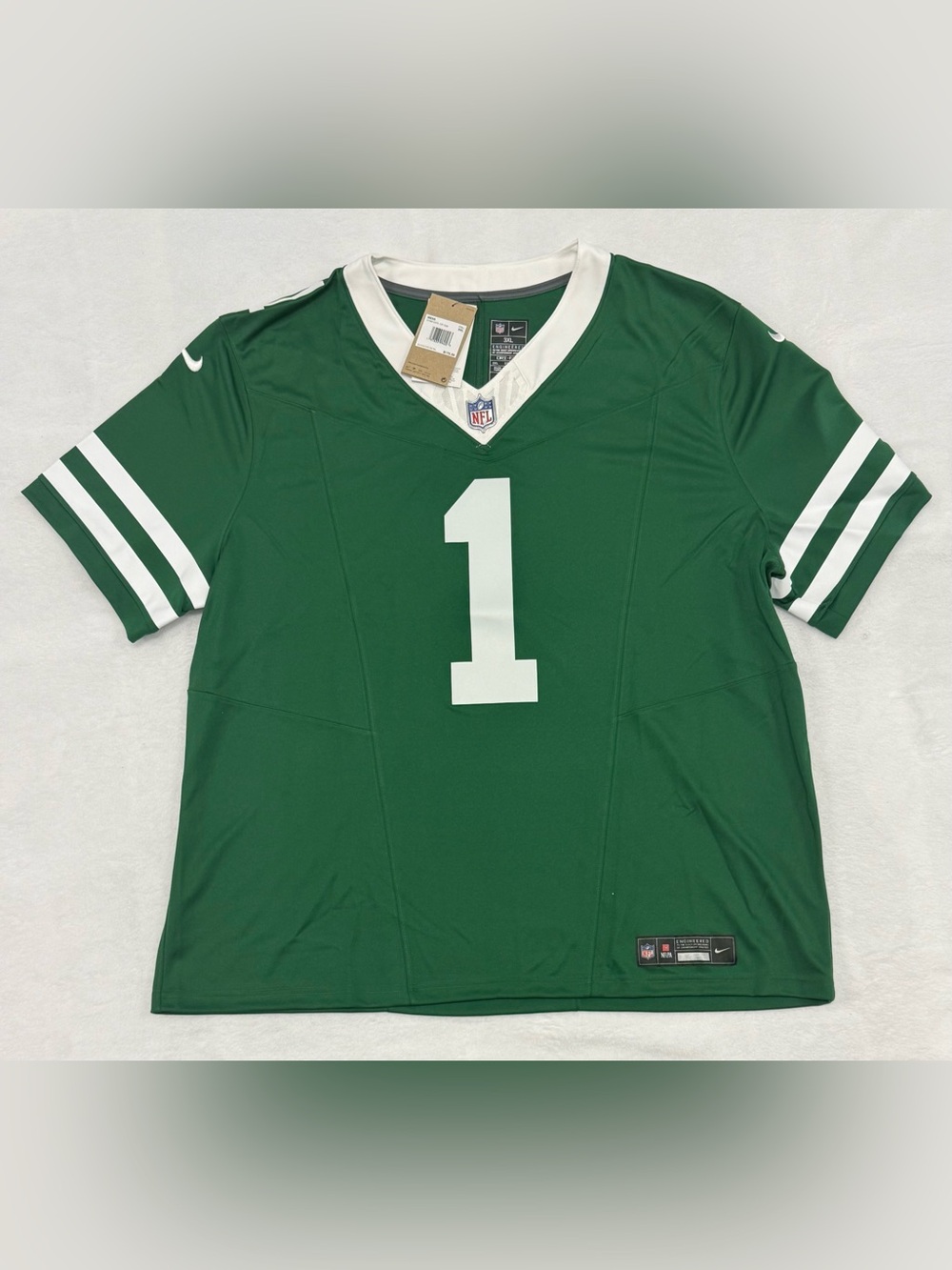 Nike New York Jets Ahmed Sauce Gardner #1 NFL Jersey Green Men’s 3XL NWT Dri-FIT